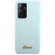 Guess Galaxy S21 Ultra Case Silicone Script, Blue