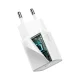 Baseus Super Si Quick Charger 1C 20W with USB-C to Lightning Cable 1m, White