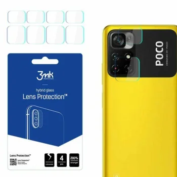 Xiaomi Poco M4 Pro 5G 3MK Lens Protection Back Camera Hybrid Glass Protector, 4 pcs.