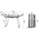 Massido Lina Folding Clothes Drying Rack 22m, Black