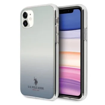 Apple iPhone 11 6.1'' US Polo Gradient Pattern Collection Case Cover (USHCN61TRDGLB), Blue