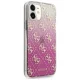 Guess iPhone 12 mini Case 4G Gradient, Pink