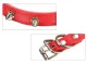 Adjustable Studded Dog Collar, Faux Leather, Size S