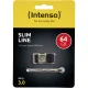 USB Flash Drive Intenso Slim Line 64GB USB 3.0, Black
