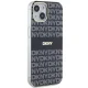 DKNY iPhone 15 Plus Case IML Mono & Stripe MagSafe, Black
