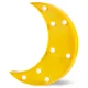 Nukido 740920 Moon Kids Night Light, LED, Battery Operated