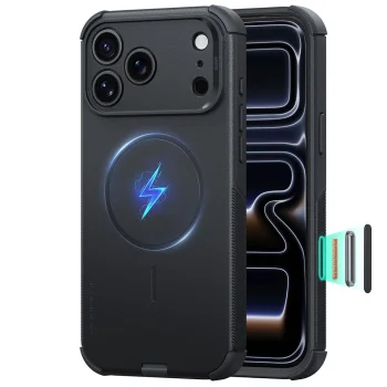 ESR Cyber Tough MagSafe Case for iPhone 18 Pro / 17 Pro, Black