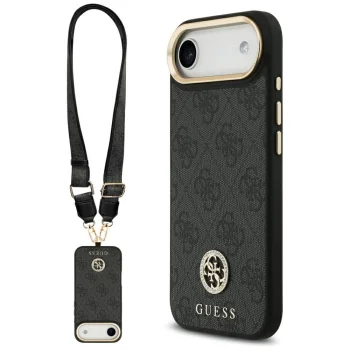 Guess 4G Strass Logo MagSafe Case for iPhone Air Black