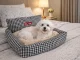 Soft Rectangular Pet Bed for Dogs and Cats, 60x50 cm, Verk Group