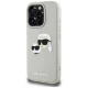 Karl Lagerfeld HC 3D Rubber Double Heads iPhone 16 Pro Max Case - Beige