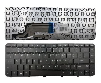 HP Laptop Keyboard for ProBook 430 G3 440 G3 445 G3 with Frame, black
