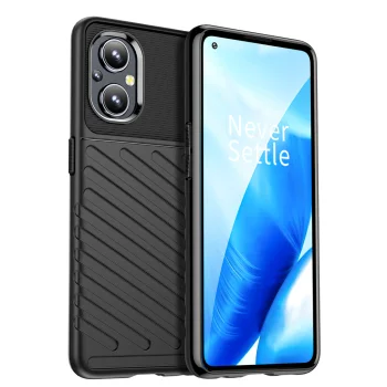 Flexible Armored Cover Thunder Case for OnePlus Nord N20 5G, Black