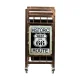 Gabbiano 8-139 Hairdressing Trolley, Antique Gold