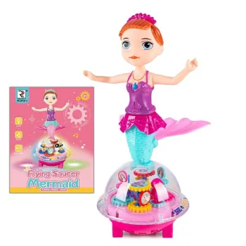 Interactive Dancing Ballerina Doll with Music and Light Projector