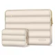 Tech-Protect Puffy 13-14 Laptop Bag with Accessory Pouch, Beige