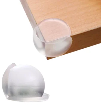 Furniture Corner Protectors, Transparent, 4 pcs