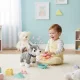 Multistore Interactive Husky Dog on a Leash with Accessories
