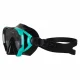 Panoramic Snorkel Set with Dry Top Tube, Blue-Black