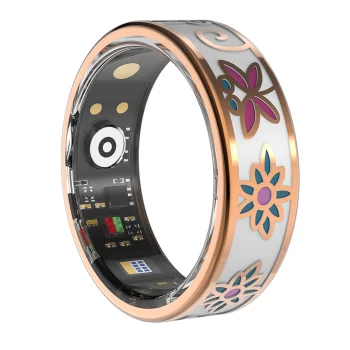 Forever Botanical SR-101 Smart Ring, Size 6, Rose Gold
