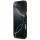 Guess Grained Triangle Logo MagSafe Phone Case Cover iPhone 17 Pro - black