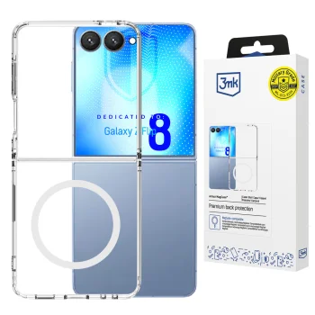 3mk Armor Magcase for Samsung Galaxy Z Flip 8, Transparent