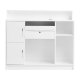 Gabbiano G26W Reception Seller Desk for Beauty Salon, white