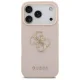 Guess iPhone 17 Pro Case Grained Big 4G & Classic Logo, Pink