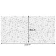 Ruhhy Christmas Tablecloth White/Silver 140x260 cm