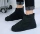 Waterproof Rain Shoes Boots Covers, L Size 41-45, Black
