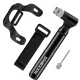 Rockbros JG-PB-11 130 PSI Bicycle Pump with Bracket and Ball Needle - Black