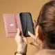TFO Smart Triangle Wallet Case for Xiaomi Redmi A7 Pro, Pink