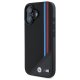 BMW M Meshed Tricolor Stripes MagSafe Case for iPhone 16 - Black