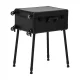 Activeshop Plus Portable Makeup Station with LED Mirror & Speakers, Black