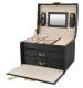 Soulima Jewelry Box with Key, Black