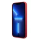 Karl Lagerfeld Silicone Plaque Case for iPhone 13 Pro / 13, Red