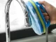 Universal Cleaning Sponge Brush with Handle, Blue