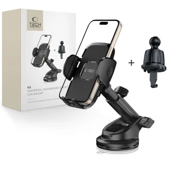 Tech-Protect V3 3-in-1 Car Holder - Black