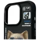 Nimmy Cool&Cute 2.0 Dog Case for iPhone 16 Pro, Black