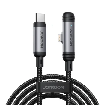 Joyroom S-A56 EnjoyX Series 90° USB-C - Lightning Cable 30W 1.2m - Black