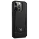 Mercedes iPhone 15 Pro Max Case Leather Urban Line, Black