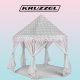 Детская Игровая Палатка Kruzzel 23476, Серо-Розовая | Children Play Tent