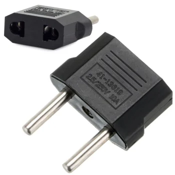 Universal power adapter for Polish socket, 125V–250V, 6A