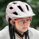Rockbros LK-67 Youth Bike Helmet with Detachable Visor 54–58 cm - Pink