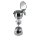 Moka Pot Espresso Coffee Maker 150ml, Silver