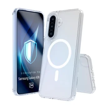 3mk Armor MagCase for Samsung Galaxy A36, Transparent