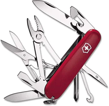 Victorinox Deluxe Tinker Pocket Knife, Red