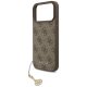 Guess 4G Charms Collection MagSafe Phone Case Cover iPhone 17 Pro Max - brown