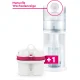 BWT AQUAlizer Station 125252562 Water Purifier Set with Glass Carafe, White