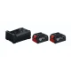 Bosch 2x GBA 18V 5.0Ah and Charger Starter Kit