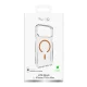 Puro iPhone 17 Pro Max Case Lite Mag, Transparent with Orange Ring